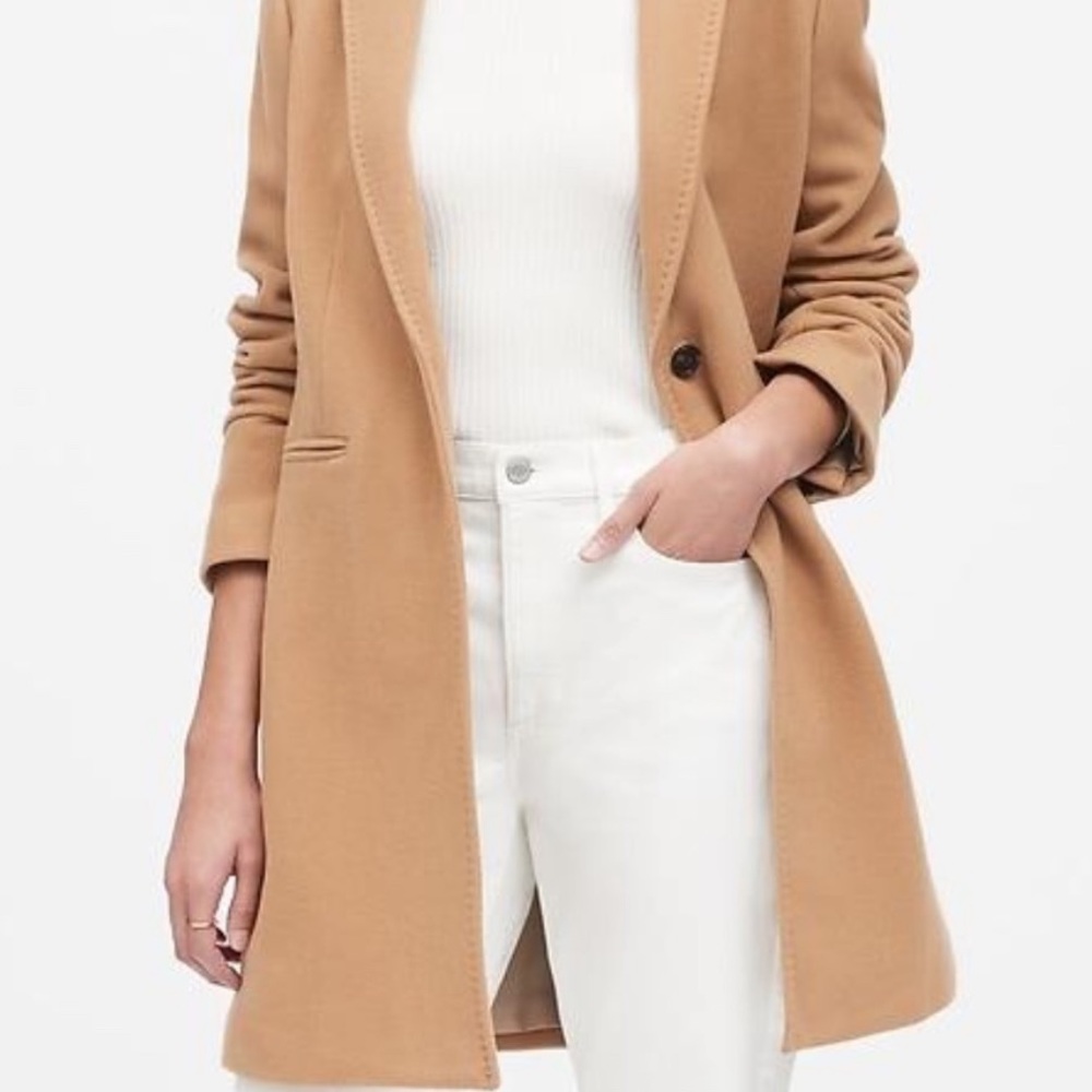 Banana Republic Italian Melton Topcoat